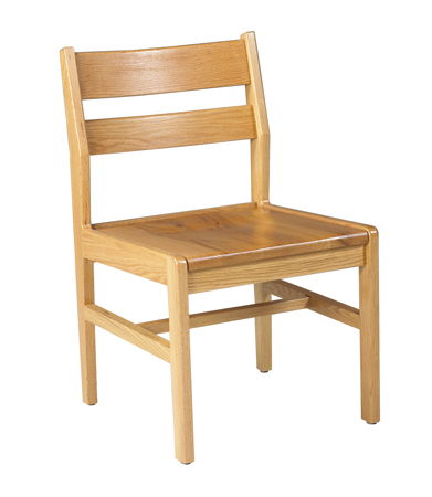 Adam Side Chair w\/Wood Seat
